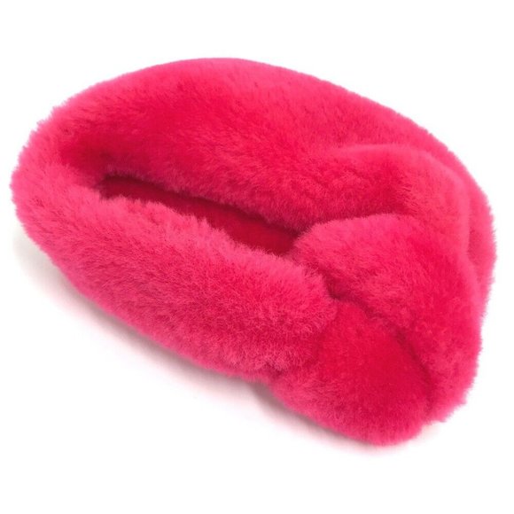 Authenticity Guarantee BOTTEGA VENETA mini the jodifer Hand Bag Faux fur pi - Picture 8 of 12